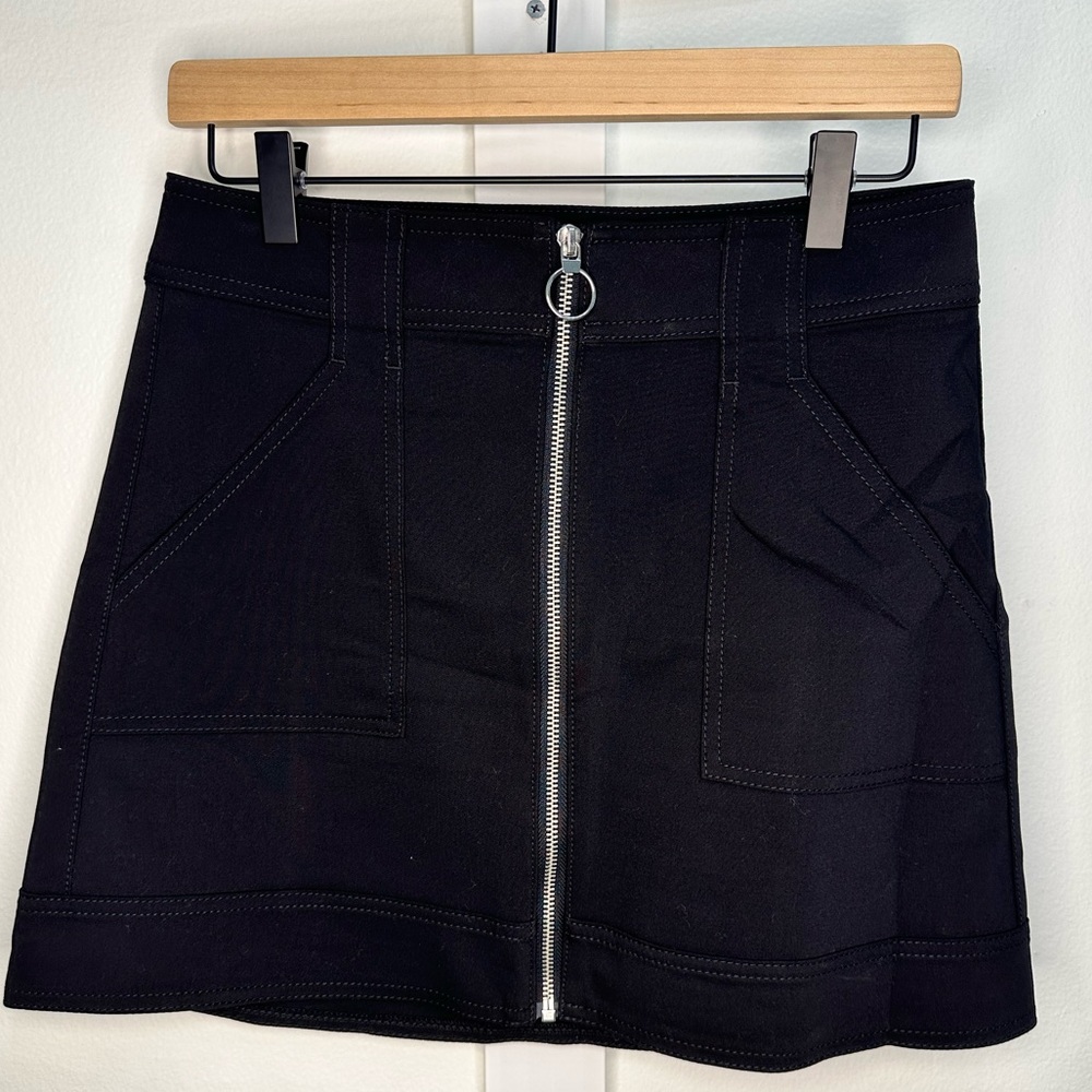 Black Express Mini Skirt, Size 4